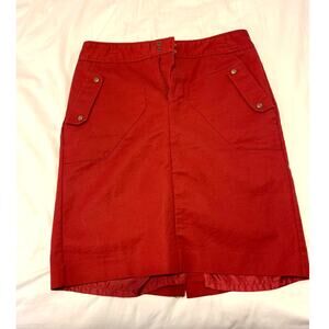Worthington Red Short Skirt Sz 6